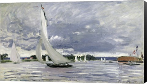 Framed Regatta at Argenteuil, 1872 Print