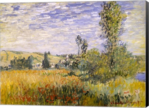Framed Vetheuil (field) Print