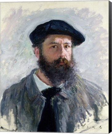 Framed Self Portrait with a Beret, 1886 Print