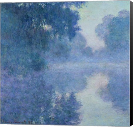 Framed Branch of the Seine near Giverny, 1897 Print