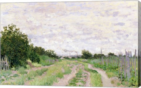 Framed Path through the Vines, Argenteuil, 1872 Print
