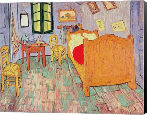 Framed Van Gogh&#39;s Bedroom at Arles, 1889 Print