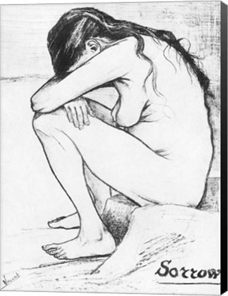 Framed Sorrow, 1882 Print