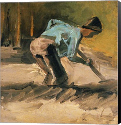 Framed Man at Work, c.1883 Print