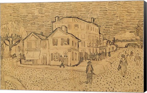 Framed Artist&#39;s House in Arles Print