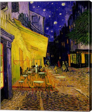 Framed Cafe Terrace, Place du Forum, Arles, 1888 Print