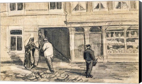 Framed Bakery in de Geest, 1882 Print