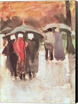 Framed In the Rain, 1882 Print