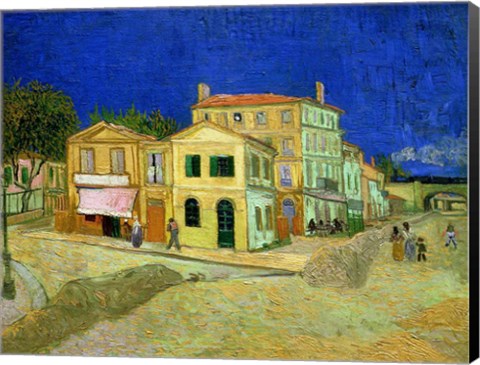 Framed Yellow House, 1888 Print