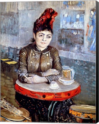 Framed Woman in the &#39;Cafe Tambourin&#39;, 1887 Print