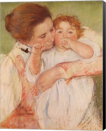 Framed Mother and Child, 1897 Print