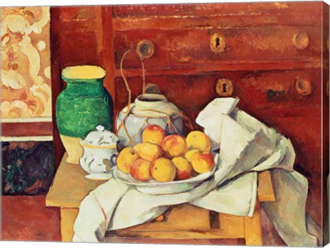 Framed Still Life with a Chest of Drawers, 1883-87 Print