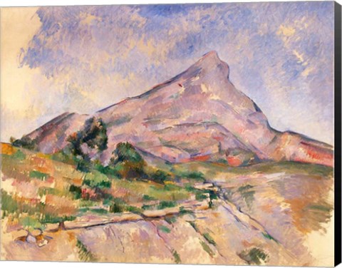 Framed Mont Sainte-Victoire, 1897-98 Print