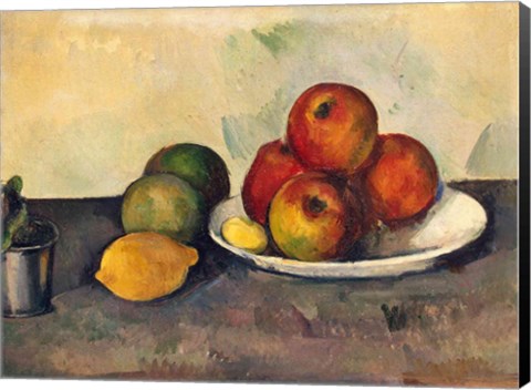 Framed Still life with Apples, c.1890 Print