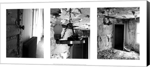 Framed Urban Renewal Triptich (Black &amp; White) Print
