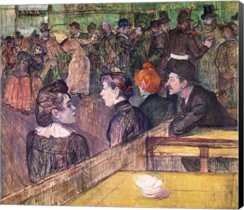 Framed At the Moulin de la Galette, 1899 Print