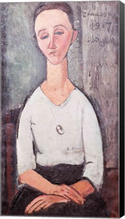 Framed Portrait of Madame Chakowska, 1917 Print