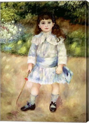 Framed Child with a Whip, 1885 Print