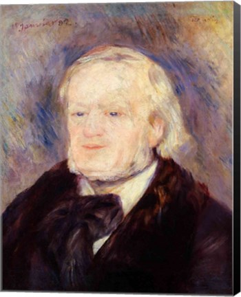 Framed Portrait of Richard Wagner Print