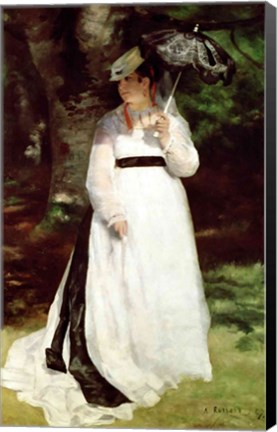 Framed Portrait of Lise, 1867 - standing Print