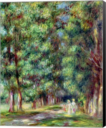 Framed Path in a Wood, 1910 Print