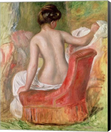 Framed Nude in an Armchair, 1900 Print