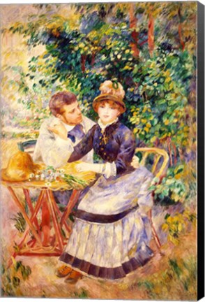 Framed In the Garden, 1885 Print