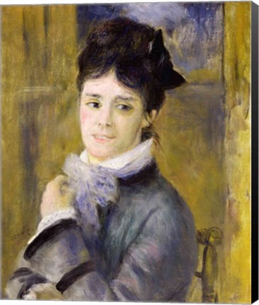 Framed Portrait of Madame Claude Monet Print