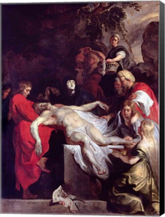 Framed Entombment Print