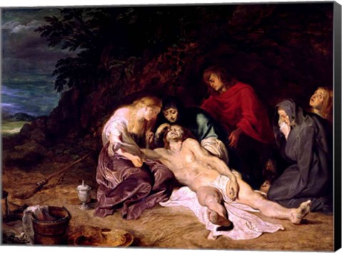 Framed Lamentation over the Dead Christ with St. John and the Holy Women Print