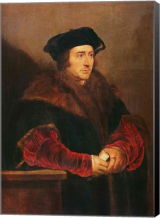 Framed Portrait of Sir Thomas More Print