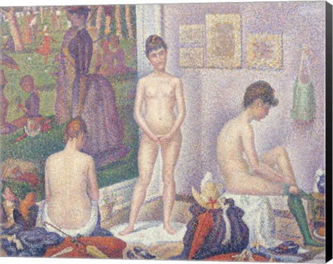 Framed Models, 1888 Print