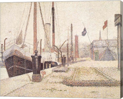 Framed La Maria at Honfleur, 1886 Print