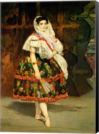 Framed Lola de Valence, 1862 Print