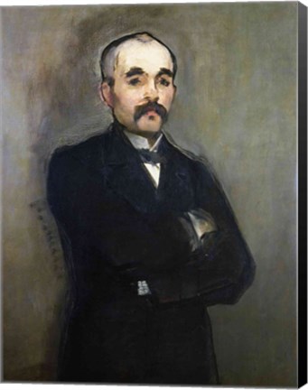 Framed Portrait of Georges Clemenceau Print