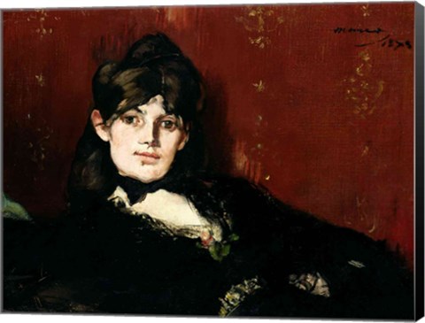 Framed Berthe Morisot - profile Print