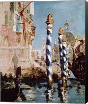 Framed Grand Canal, Venice, 1875 Print