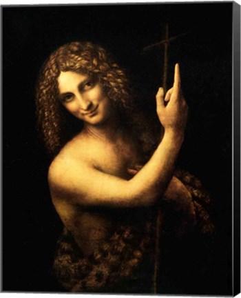 Framed St. John the Baptist, 1513-16 Print