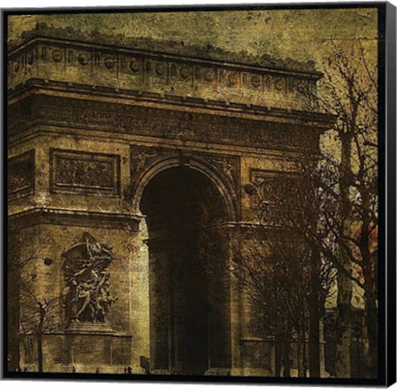 Framed Arc de Triomphe Print