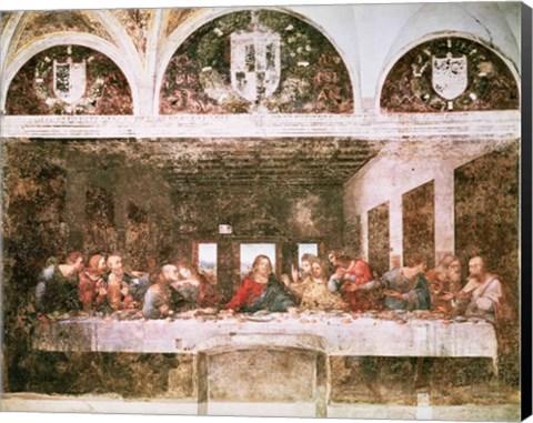 Framed Last Supper, Print