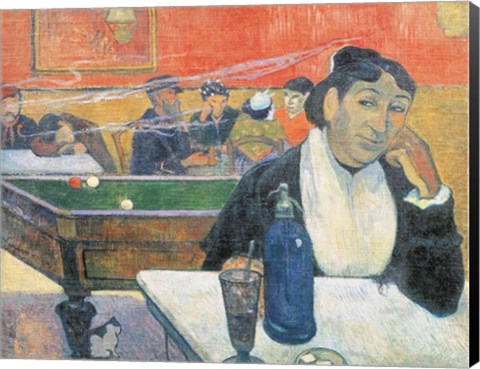 Framed Cafe at Arles, 1888 Print