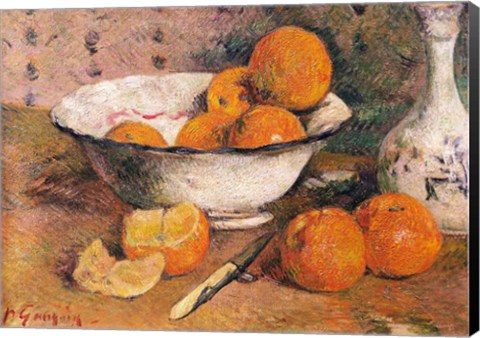 Framed Still life with Oranges, 1881 Print