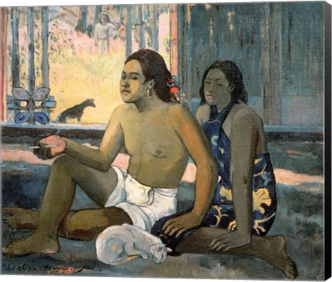 Framed Eiaha Ohipa , 1896 Print