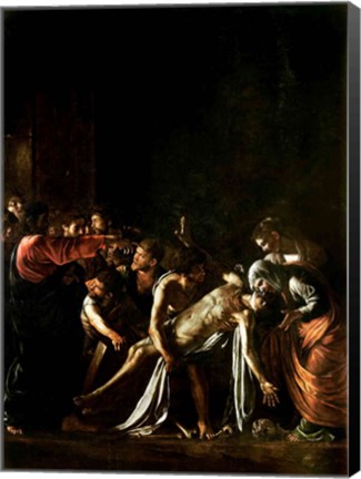 Framed Resurrection of Lazarus, Detail Print