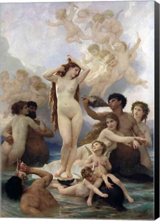 Framed Birth of Venus, 1879 Print