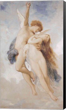 Framed Cupid and Psyche, 1889 Print