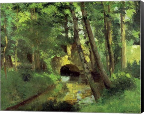 Framed Little Bridge, Pontoise, 1875 Print