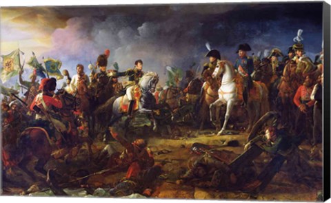 Framed Battle of Austerlitz Print