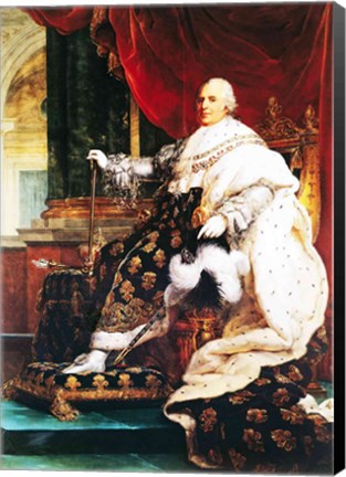 Framed Louis XVIII Print