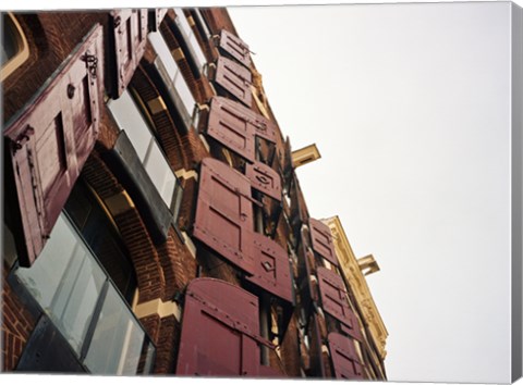 Framed Amsterdam Shutters Print